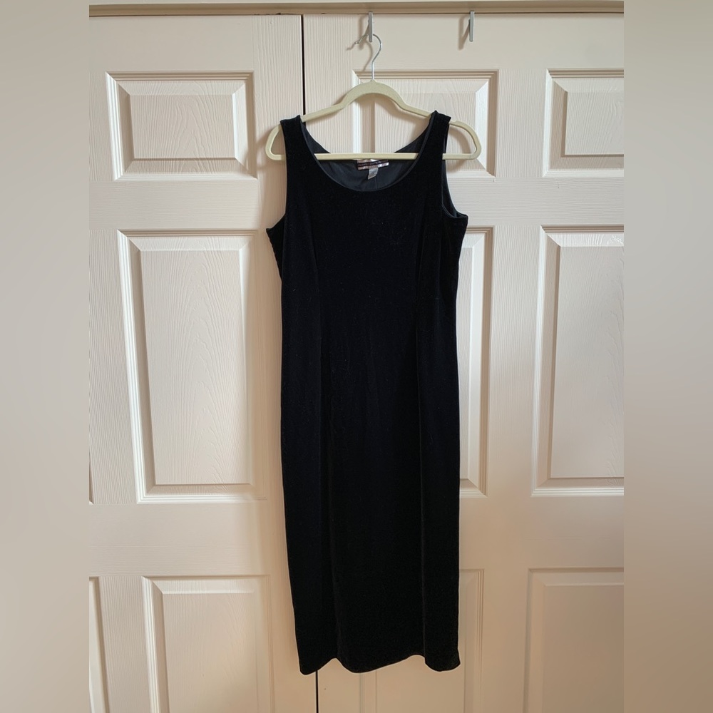 Vintage Velvet Shift Dress